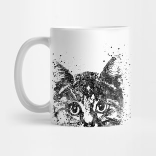 Peeking cat Mug